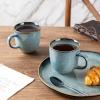 imageAmorArc 12oz Coffee Mugs Ceramic Coffee Mugs set of 6 for Man Woman Dad Mom Modern Coffee Mugs with handle for LatteCappuccinoMilkCocoa DishwasherampampMicrowave Safe Ceylon BlueOcean Blue
