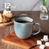 imageAmorArc 12oz Coffee Mugs Ceramic Coffee Mugs set of 6 for Man Woman Dad Mom Modern Coffee Mugs with handle for LatteCappuccinoMilkCocoa DishwasherampampMicrowave Safe Ceylon BlueCeylon Blue