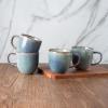 imageAmorArc 12oz Coffee Mugs Ceramic Coffee Mugs set of 6 for Man Woman Dad Mom Modern Coffee Mugs with handle for LatteCappuccinoMilkCocoa DishwasherampampMicrowave Safe Ceylon BlueCeylon Blue