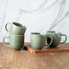 imageAmorArc 12oz Coffee Mugs Ceramic Coffee Mugs set of 6 for Man Woman Dad Mom Modern Coffee Mugs with handle for LatteCappuccinoMilkCocoa DishwasherampampMicrowave Safe Ceylon BlueJade Green