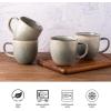 imageAmorArc 12oz Coffee Mugs Ceramic Coffee Mugs set of 6 for Man Woman Dad Mom Modern Coffee Mugs with handle for LatteCappuccinoMilkCocoa DishwasherampampMicrowave Safe Ceylon BlueReactive Glaze