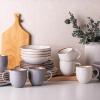 imageAmorArc 12oz Coffee Mugs Ceramic Coffee Mugs set of 6 for Man Woman Dad Mom Modern Coffee Mugs with handle for LatteCappuccinoMilkCocoa DishwasherampampMicrowave Safe Ceylon BluePearl White