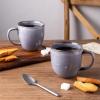 imageAmorArc 12oz Coffee Mugs Ceramic Coffee Mugs set of 6 for Man Woman Dad Mom Modern Coffee Mugs with handle for LatteCappuccinoMilkCocoa DishwasherampampMicrowave Safe Ceylon BlueGray