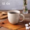 imageAmorArc 12oz Coffee Mugs Ceramic Coffee Mugs set of 6 for Man Woman Dad Mom Modern Coffee Mugs with handle for LatteCappuccinoMilkCocoa DishwasherampampMicrowave Safe Ceylon BlueCappuccino