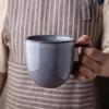 imageAmorArc 12oz Coffee Mugs Ceramic Coffee Mugs set of 6 for Man Woman Dad Mom Modern Coffee Mugs with handle for LatteCappuccinoMilkCocoa DishwasherampampMicrowave Safe Ceylon BlueGray