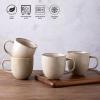 imageAmorArc 12oz Coffee Mugs Ceramic Coffee Mugs set of 6 for Man Woman Dad Mom Modern Coffee Mugs with handle for LatteCappuccinoMilkCocoa DishwasherampampMicrowave Safe Ceylon BlueCappuccino