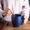 imageAmorArc 16oz Coffee Mugs Set of 6 Large Ceramic Coffee Mugs for Man Woman Dad Mom Modern Coffee Mugs with Handle for TeaLatteCappuccinoCocoa DishwasherampampMicrowave Safe Light BeigeMatte Blue