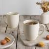 imageAmorArc 16oz Coffee Mugs Set of 6 Large Ceramic Coffee Mugs for Man Woman Dad Mom Modern Coffee Mugs with Handle for TeaLatteCappuccinoCocoa DishwasherampampMicrowave Safe Light BeigeLight Beige