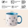 imageAmorArc 22 OZ Large Ceramic Coffee Mugs Set of 2 Oversized Mugs With Big Handle for Men Women Dad Mom Big Mug With Textured Dogs Cats Patterns for Office ampamp Home Microwave Safe 2 PcsBlackBlue