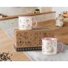 imageAmorArc 22 OZ Large Ceramic Coffee Mugs Set of 2 Oversized Mugs With Big Handle for Men Women Dad Mom Big Mug With Textured Dogs Cats Patterns for Office ampamp Home Microwave Safe 2 PcsBlackPink