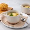 imageAmorArc 24 Ounces Soup Bowls with Large Handles and Lids Stoneware Bowls Set of 4 for SoupStew Noodle Ceramic Kitchen Bowls With Embossed Patterns MicrowaveampampDishwasher Safe Light BeigeLight BeigeLine 