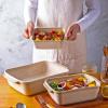 imageAmorArc Ceramic Baking Dish Set with Handles For Casserole 2 Pack Rectangular Casserole Dishes Lasagna Pans for Cooking Kitchen Dinner Pans for Oven Deep Pans