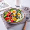 imageAmorArc Ceramic Cereal Bowls Set of 6 24 oz Handmade Stoneware Bowls Set for Cereal Soup Salad Bread Stylish Kitchen Bowls for Meal Dishwasher ampamp Microwave Safe ReactivePearl WhiteReactive Blue