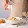 imageAmorArc Ceramic Cereal Bowls Set of 6 24 oz Handmade Stoneware Bowls Set for Cereal Soup Salad Bread Stylish Kitchen Bowls for Meal Dishwasher ampamp Microwave Safe ReactivePearl WhitePearl White