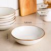 imageAmorArc Ceramic Cereal Bowls Set of 6 24 oz Handmade Stoneware Bowls Set for Cereal Soup Salad Bread Stylish Kitchen Bowls for Meal Dishwasher ampamp Microwave Safe ReactivePearl WhitePearl White