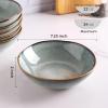 imageAmorArc Ceramic Cereal Bowls Set of 6 24 oz Handmade Stoneware Bowls Set for Cereal Soup Salad Bread Stylish Kitchen Bowls for Meal Dishwasher ampamp Microwave Safe ReactivePearl WhiteOcean Blue