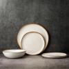 imageAmorArc Ceramic Cereal Bowls Set of 6 24 oz Handmade Stoneware Bowls Set for Cereal Soup Salad Bread Stylish Kitchen Bowls for Meal Dishwasher ampamp Microwave Safe ReactivePearl WhitePearl White