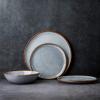 imageAmorArc Ceramic Cereal Bowls Set of 6 24 oz Handmade Stoneware Bowls Set for Cereal Soup Salad Bread Stylish Kitchen Bowls for Meal Dishwasher ampamp Microwave Safe ReactivePearl WhiteReactive Blue