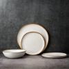 imageAmorArc Ceramic Cereal Bowls Set of 6 24 oz Handmade Stoneware Bowls Set for Cereal Soup Salad Bread Stylish Kitchen Bowls for Meal Dishwasher ampamp Microwave Safe ReactivePearl WhitePearl White