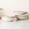 imageAmorArc Ceramic Cereal Bowls Set of 6 24 oz Handmade Stoneware Bowls Set for Cereal Soup Salad Bread Stylish Kitchen Bowls for Meal Dishwasher ampamp Microwave Safe ReactivePearl WhitePearl White