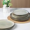 imageAmorArc Ceramic Dinner Plates Set of 6 105 Inch Handmade Reactive Glaze Stoneware Plates Large Rustic Shape Dinnerware Dish Set for Kitchen Microwave ampamp Dishwasher Safe Scratch Resistant  BlueReactive Glaze