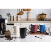 imageAmorArc Extra Large Coffee Mugs Set of 6 20oz Ceramic Tall Coffee Mugs Set with Textured Geometric Patterns for CoffeeTeaBeerHot Cocoa Dishwasher ampamp Microwave SafeBeigeBlackBlue