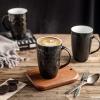 imageAmorArc Extra Large Coffee Mugs Set of 6 20oz Ceramic Tall Coffee Mugs Set with Textured Geometric Patterns for CoffeeTeaBeerHot Cocoa Dishwasher ampamp Microwave SafeBeigeBlack