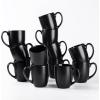 imageAmorArc 12 OZ Coffee Mugs Matte Coffee Cups with Large Handle for Man Woman Ceramic Coffee Mugs Set of 12 for LatteCappuccinoCocoaMilk Dishwasher ampamp Microwave SafeMatte Black