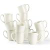 imageAmorArc 12 OZ Coffee Mugs Matte Coffee Cups with Large Handle for Man Woman Ceramic Coffee Mugs Set of 12 for LatteCappuccinoCocoaMilk Dishwasher ampamp Microwave SafeLight Beige