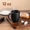 imageAmorArc 12 OZ Coffee Mugs Matte Coffee Cups with Large Handle for Man Woman Ceramic Coffee Mugs Set of 12 for LatteCappuccinoCocoaMilk Dishwasher ampamp Microwave SafeMulitColor