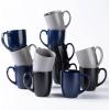 imageAmorArc 12 OZ Coffee Mugs Matte Coffee Cups with Large Handle for Man Woman Ceramic Coffee Mugs Set of 12 for LatteCappuccinoCocoaMilk Dishwasher ampamp Microwave SafeMulitColor