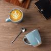 imageAmorArc 12oz Ceramic Coffee Mugs set of 6 Stylish Coffee Mugs with Rustic Terracotta Underside for Man Woman Dad Mom Suitable for LatteCappuccinoMilkCocoa DishwasherampampMicrowave Safe WhiteStone Blue