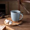imageAmorArc 12oz Ceramic Coffee Mugs set of 6 Stylish Coffee Mugs with Rustic Terracotta Underside for Man Woman Dad Mom Suitable for LatteCappuccinoMilkCocoa DishwasherampampMicrowave Safe WhiteStone Blue