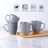 imageAmorArc 12oz Ceramic Coffee Mugs set of 6 Stylish Coffee Mugs with Rustic Terracotta Underside for Man Woman Dad Mom Suitable for LatteCappuccinoMilkCocoa DishwasherampampMicrowave Safe WhiteLimestone