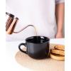 imageAmorArc 24 oz Soup Mugs with Handles Jumbo Ceramic Bowls Mugs Set with handles for Coffee Cereal Cappuccino Snacks MicrowaveampampDishwasher safe Soup Cups for MealGreenBlack