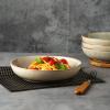 imageAmorArc 85 Large Ceramic Pasta Bowls Set 36oz Stoneware Bowls Set of 4 for Kitchen Reavtive Glaze BowlsMicrowave Dishwasher Safe for PastaSaladOatmeal BlueRective Glaze
