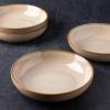 imageAmorArc 85 Large Ceramic Pasta Bowls Set 36oz Stoneware Bowls Set of 4 for Kitchen Reavtive Glaze BowlsMicrowave Dishwasher Safe for PastaSaladOatmeal BlueReactive Latte