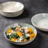 imageAmorArc 85 Large Ceramic Pasta Bowls Set 36oz Stoneware Bowls Set of 4 for Kitchen Reavtive Glaze BowlsMicrowave Dishwasher Safe for PastaSaladOatmeal BlueRective Glaze
