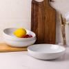 imageAmorArc 85 Large Ceramic Pasta Bowls Set 36oz Stoneware Bowls Set of 4 for Kitchen Reavtive Glaze BowlsMicrowave Dishwasher Safe for PastaSaladOatmeal BlueReactive Color