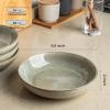 imageAmorArc 85 Large Ceramic Pasta Bowls Set 36oz Stoneware Bowls Set of 4 for Kitchen Reavtive Glaze BowlsMicrowave Dishwasher Safe for PastaSaladOatmeal BlueRective Glaze