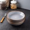 imageAmorArc 85 Large Ceramic Pasta Bowls Set 36oz Stoneware Bowls Set of 4 for Kitchen Reavtive Glaze BowlsMicrowave Dishwasher Safe for PastaSaladOatmeal BlueReactive Blue