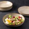 imageAmorArc 85 Large Ceramic Pasta Bowls Set 36oz Stoneware Bowls Set of 4 for Kitchen Reavtive Glaze BowlsMicrowave Dishwasher Safe for PastaSaladOatmeal BlueReactive Latte