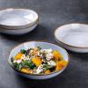 imageAmorArc 85 Large Ceramic Pasta Bowls Set 36oz Stoneware Bowls Set of 4 for Kitchen Reavtive Glaze BowlsMicrowave Dishwasher Safe for PastaSaladOatmeal BlueReactive Blue