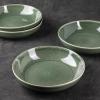 imageAmorArc 85 Large Ceramic Pasta Bowls Set 36oz Stoneware Bowls Set of 6 for Kitchen Reavtive Glaze BowlsMicrowaveDishwasher Safe for PastaSaladOatmealCeylon BlueJade Green