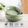 imageAmorArc 85 Large Ceramic Pasta Bowls Set 36oz Stoneware Bowls Set of 6 for Kitchen Reavtive Glaze BowlsMicrowaveDishwasher Safe for PastaSaladOatmealCeylon BlueOlive Green