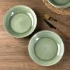 imageAmorArc 85 Large Ceramic Pasta Bowls Set 36oz Stoneware Bowls Set of 6 for Kitchen Reavtive Glaze BowlsMicrowaveDishwasher Safe for PastaSaladOatmealCeylon BlueOlive Green
