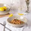 imageAmorArc 85 Large Ceramic Pasta Bowls Set 36oz Stoneware Bowls Set of 6 for Kitchen Reavtive Glaze BowlsMicrowaveDishwasher Safe for PastaSaladOatmealCeylon BlueCappuccino