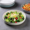 imageAmorArc 875 Large Ceramic Pasta Bowls 36oz Handpainted Stoneware Bowls Set of 4 MicrowaveampampDishwasher Safe Bowls with Rustic Terracotta Underside for Pasta Salad MultiColorMulticolor