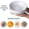 imageAmorArc Ceramic Cereal Bowls Set of 6 24 oz Handmade Stoneware Bowls Set for Cereal Soup Salad Stylish Kitchen bowls for Meal Dishwasher ampamp Microwave Safe Reactive GlazeCappuccinoReactive White