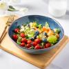 imageAmorArc Ceramic Cereal Bowls Set of 6 24 oz Handmade Stoneware Bowls Set for Cereal Soup Salad Stylish Kitchen bowls for Meal Dishwasher ampamp Microwave Safe Reactive GlazeCappuccinoCeylon Blue